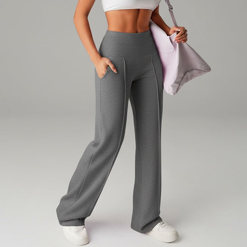 💃 Élégance Quotidienne💖Pantalon Droit Femme Tissu Souple🌟Coupe Ample & Confort Parfait