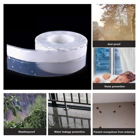 📢 PROMO FLASH : 50% DE RÉDUCTION ! 🏠 Bande d'Étanchéité pour Porte 5m – Silicone – Anti-Poussière & Anti-Insectes for Fenêtre & Porte 🚪