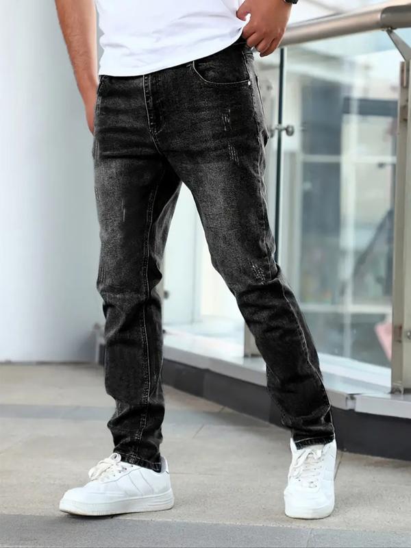 Jean classique à coupe droite pour homme