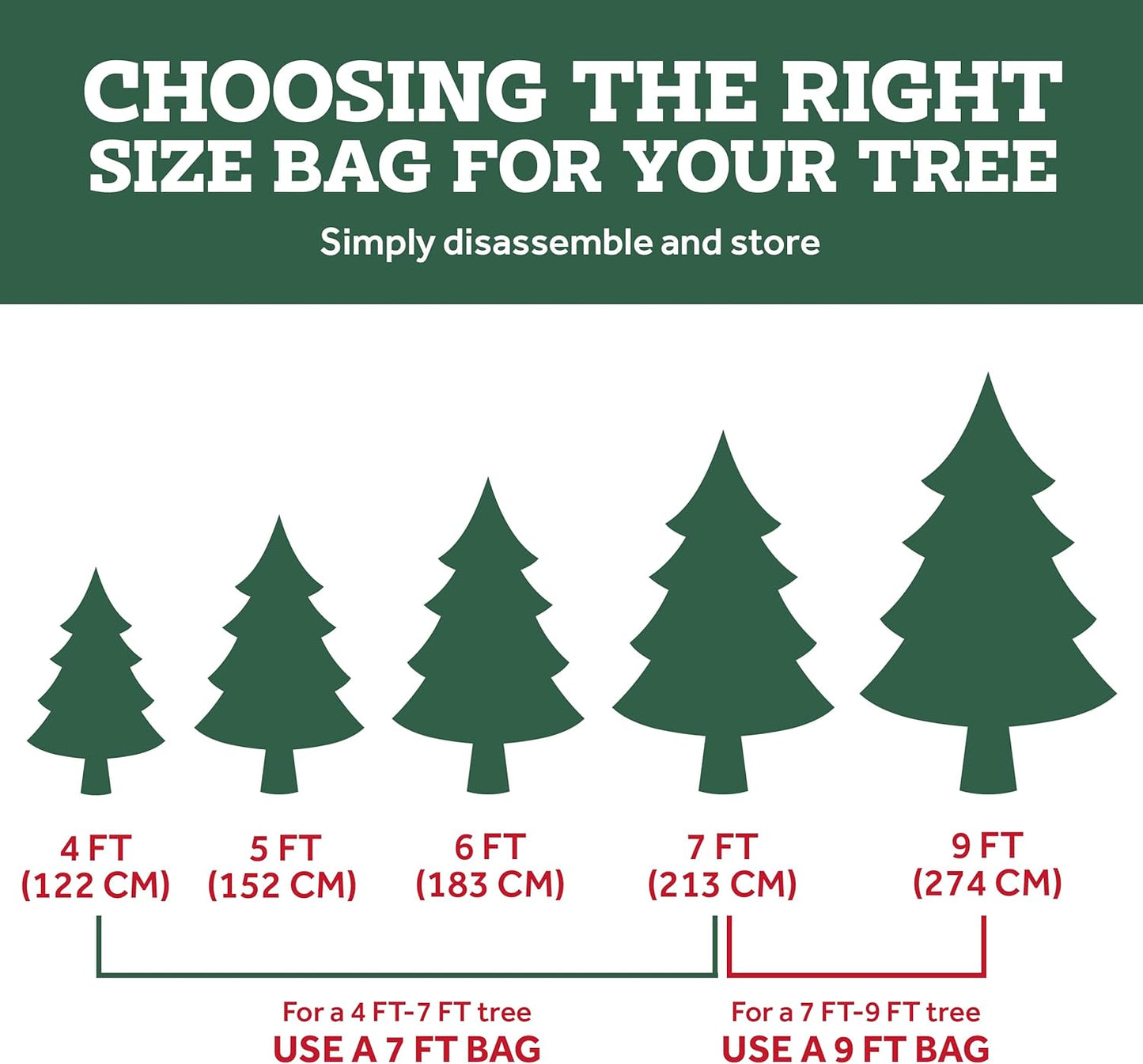 🌟Sac de rangement imperméable et résistant pour sapin de Noël 🎄