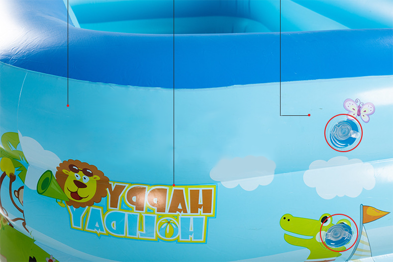 🌊 Piscine Gonflable  – Multi-couches avec Impression