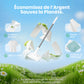 🧹Serpillère Réutilisable – Pince Biomimétique Auto-Serrante, Manche Télescopique 100 cm, Rotation 360° & Écologique (Multi-Surfaces) !