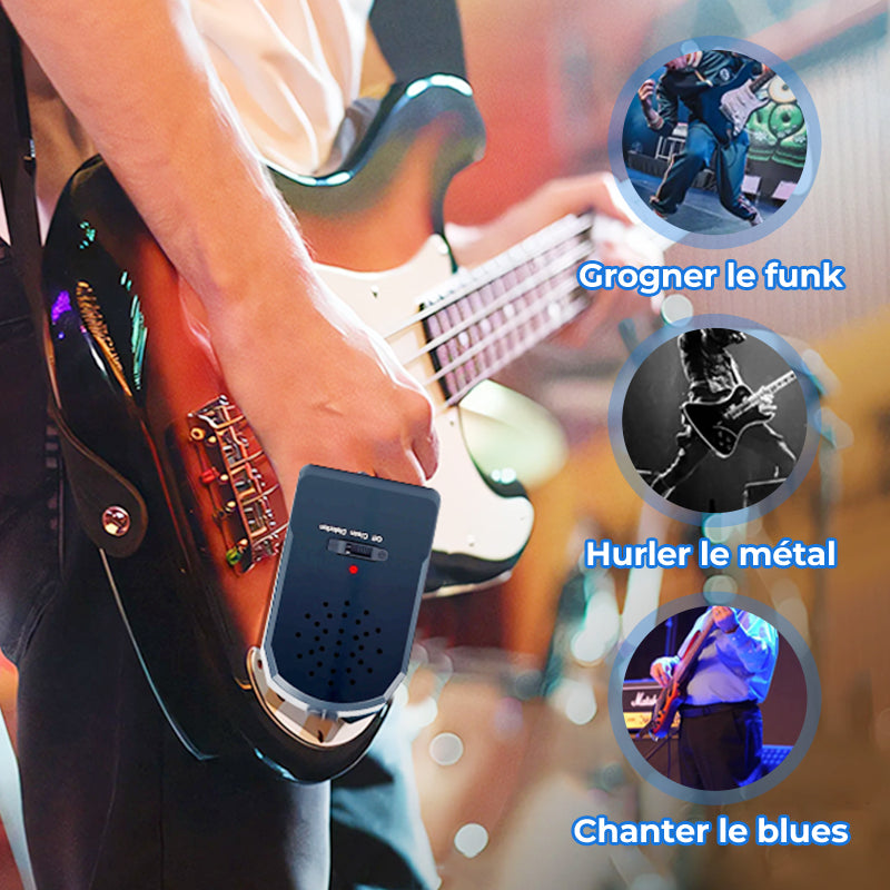 🎸50% OFF MAINTENANT!✨Mini Ampli Guitare 30W HD🎶20h Autonomie, Recharge USB et Son Professionnel pour le Busking et la Pratique🔋