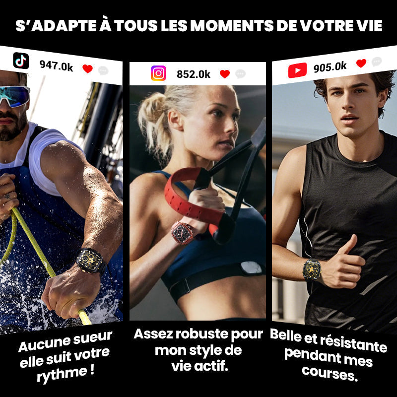⌚Montre Numérique de Sport Multifonction et Décontractée