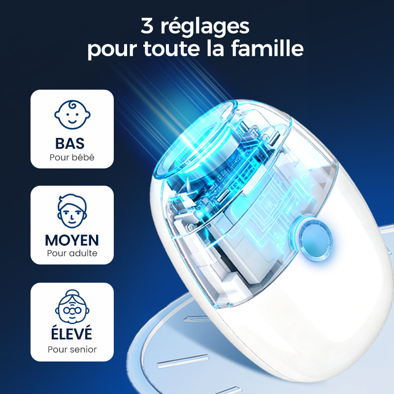 🔥50% DE RÉDUCTION✨Ponceuse à Ongles Auto💅3 Vitesses Réglables, Silencieuse, LED Integrée pour Soin Précise✨