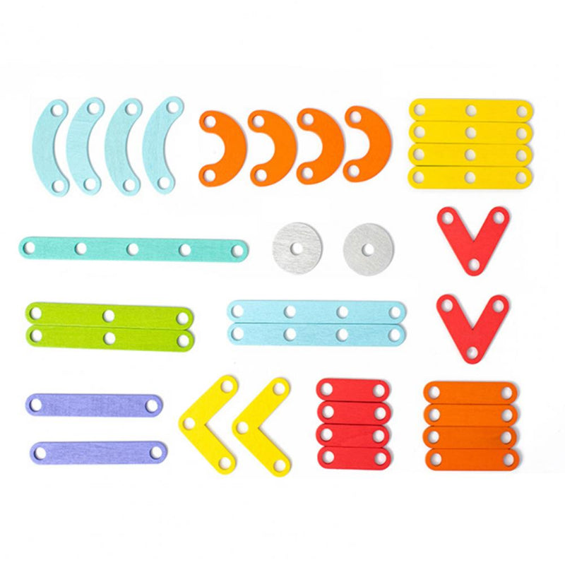 ✨Puzzle à Encastrement Montessori🎁Formes Géométriques en Bois avec Cartes Modèles pour l'Apprentissage Précoce🎄