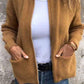🧥Veste Tricotée à Col Rond – Fermeture Éclair Pratique, Douce & Confortable pour Tous les Jours👚