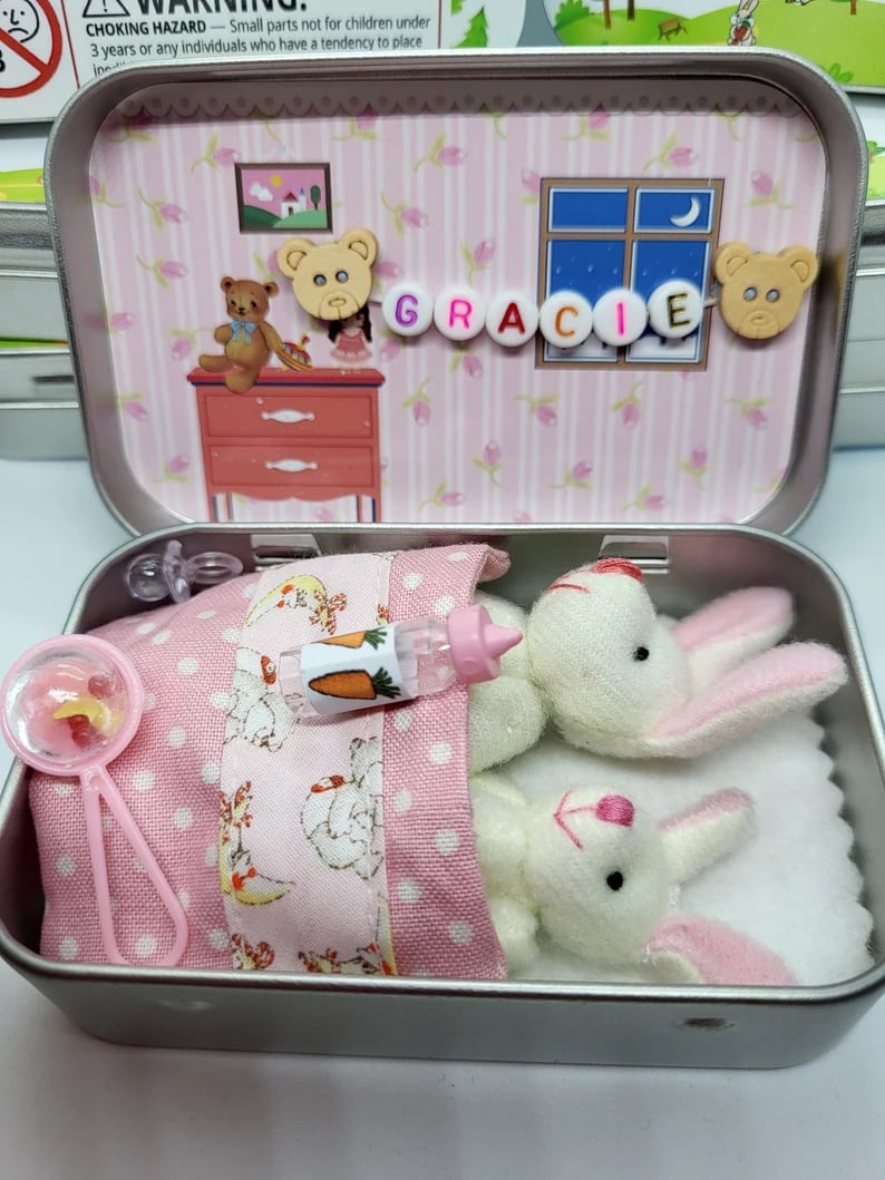 🐣 ACHETEZ 1, OBTENEZ 1 GRATUIT ! Peluche Lapin Maman & Bébé – Cadeau de Pâques Trop Mignon 🌸🧺【Offre Spéciale】