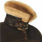 Blouson pilote classique B-3 - Blouson aviateur en cuir pour homme avec doublure en peau de mouton