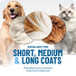 💐50% DE RÉDUCTION🐩Peigne démêlage pour chiens/chats – Poils longs & courts efficace 🌀