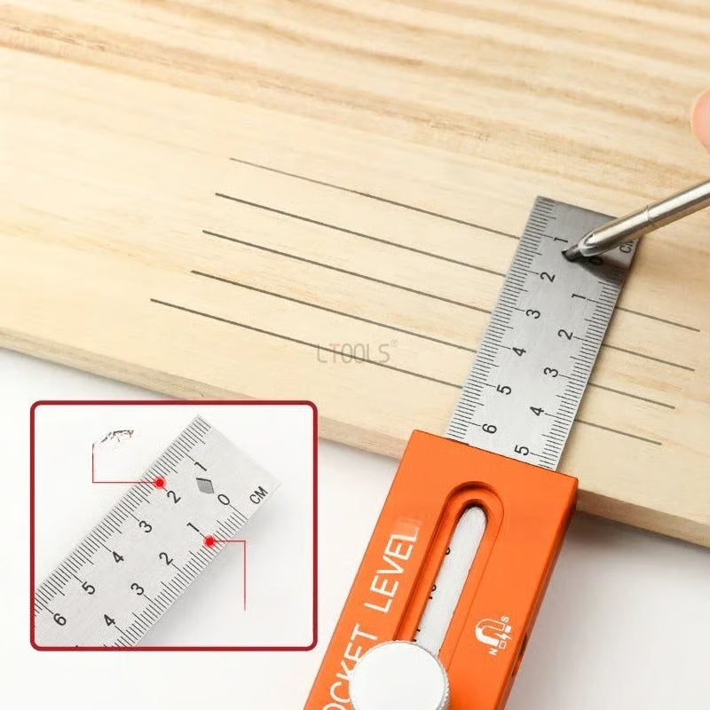 📏 Règle à niveau multifonctionnelle pour le marquage
