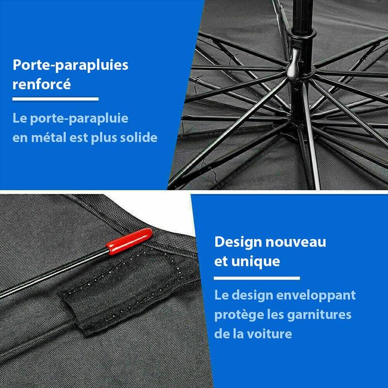 ⏳Durée limitée -50 %💥Parapluie de Voiture Pliable - Protection Chaleur & UV ☀️☂️ - Idéal pour Garder Votre Voiture au Frais !