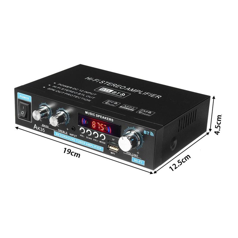 📢50% DE RÉDUCTION⏰Amplificateur stéréo AK35 pour la maison, audio Bluetooth 5.0, puissance maximale⚡