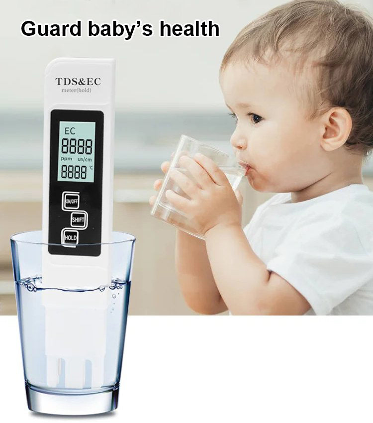 🌊ACHETEZ 2 OFFERT 1🎉Testeur Numérique TDS – Écran LCD, Rapide & Prêt à l‘Emploi💧📦