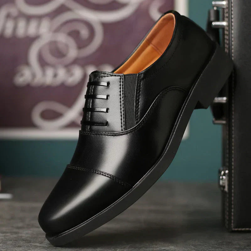 Chaussures Légères en Cuir pour Homme - Style Business Élégant, Semelle Antidérapante et Respirante