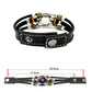 ✨ Bracelet en Cuir Phosphorescent Signe du Zodiaque — 12 Signes, Homme & Femme, 6,9 / 8,1 Pouces, Idée Cadeau 🌙