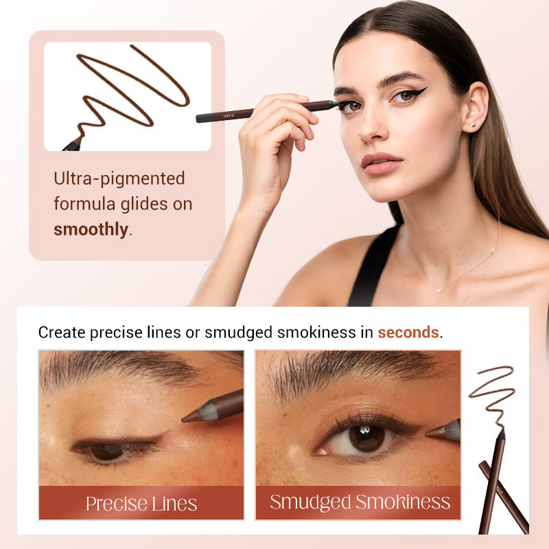 💖Eye-liner gel ultra-pigmenté, résistant à l'eau et longue tenue 24 heures