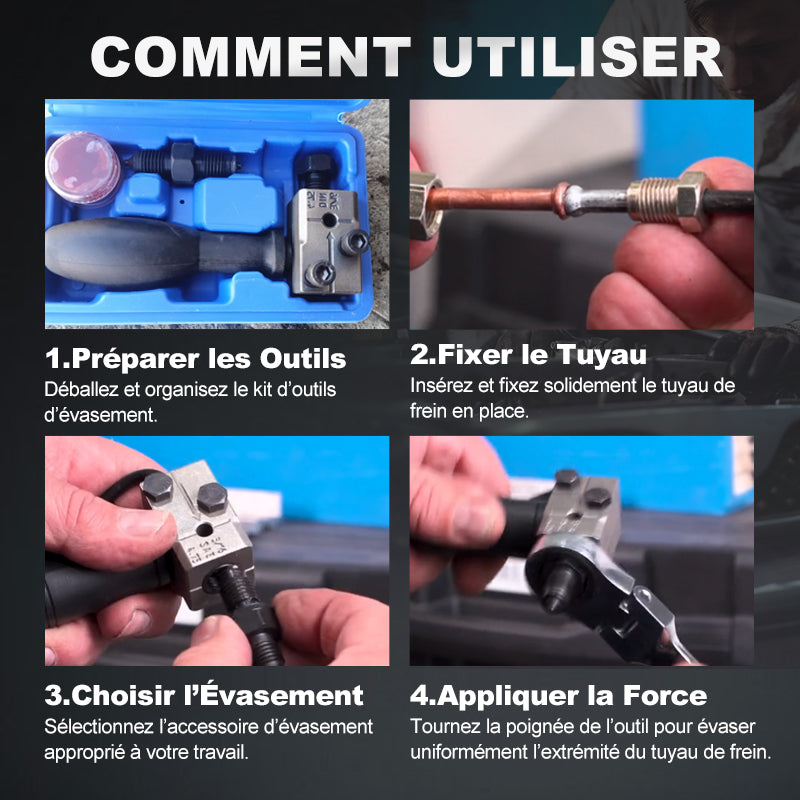 🔧Kit d'outils universel pour freins de voiture⚙️Précision 4,75 mm, haute efficacité, sûr et stable