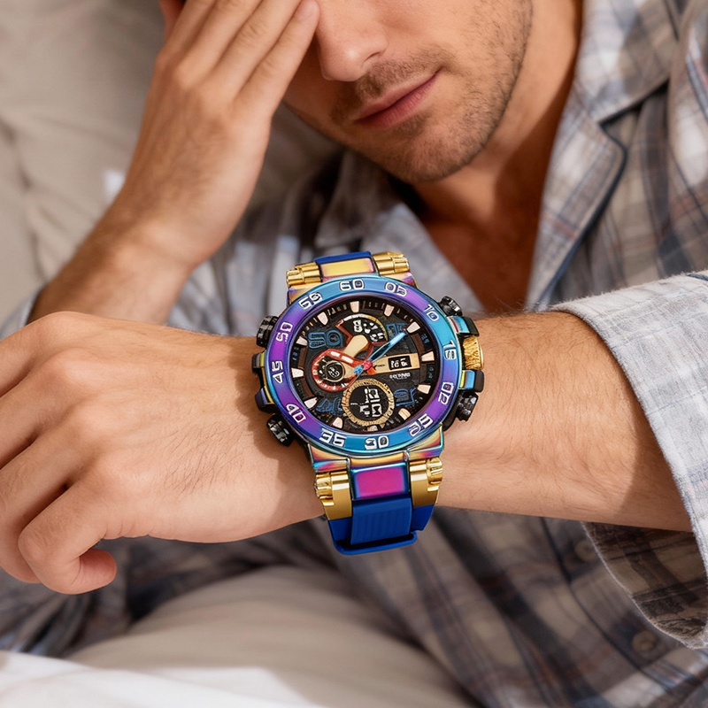 ⌚50 % DE RÉDUCTION✨Montre LED multifonctionnelle🌟Écran numérique étanche, 7 modes sportifs avec surveillance du sommeil🔋