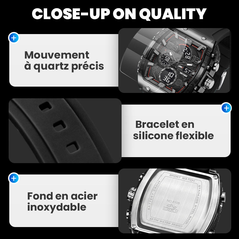 ⌚Montre Numérique de Sport Multifonction et Décontractée