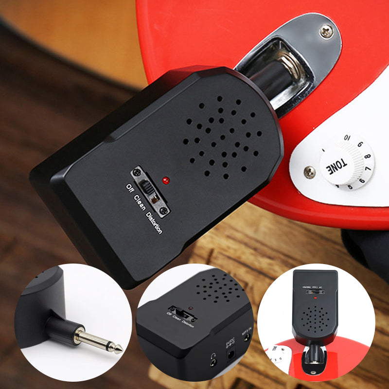 🎸50% OFF MAINTENANT!✨Mini Ampli Guitare 30W HD🎶20h Autonomie, Recharge USB et Son Professionnel pour le Busking et la Pratique🔋