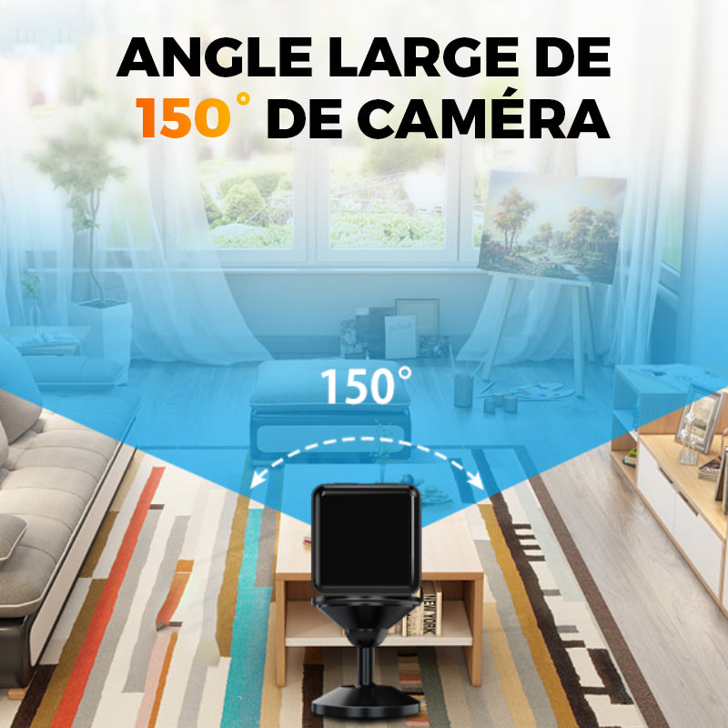 Mini caméra de surveillance HD intelligente🤩Vision nocturne, détection de mouvement & installation en 1 minute🌹