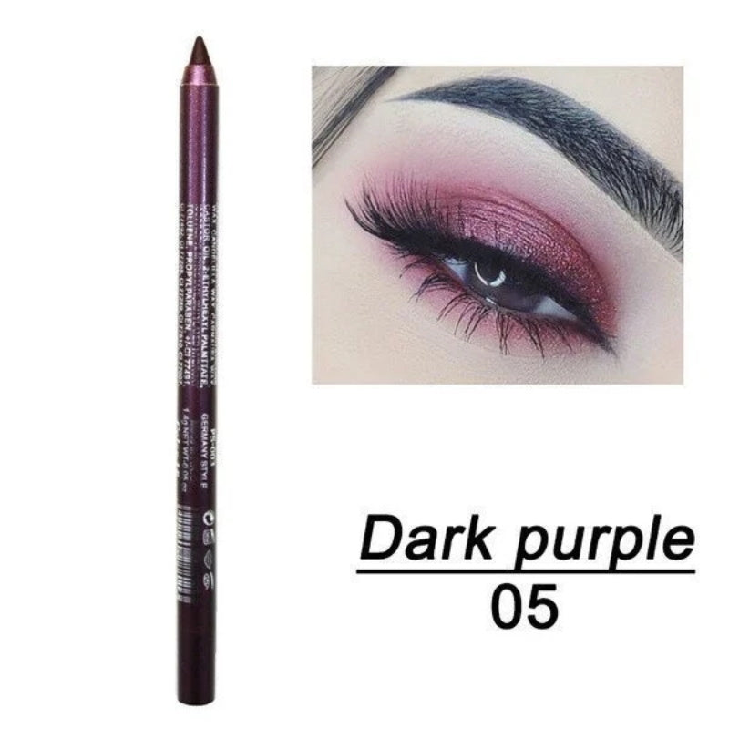 Eyeliner Coloré Longue Durée - Set de 13 Couleurs Nacrées et Mates