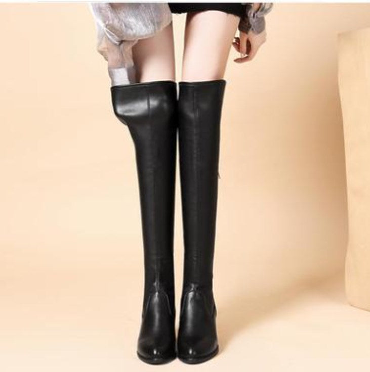 ✨Série automne hiver✨Bottes en cuir chaudes pour femme