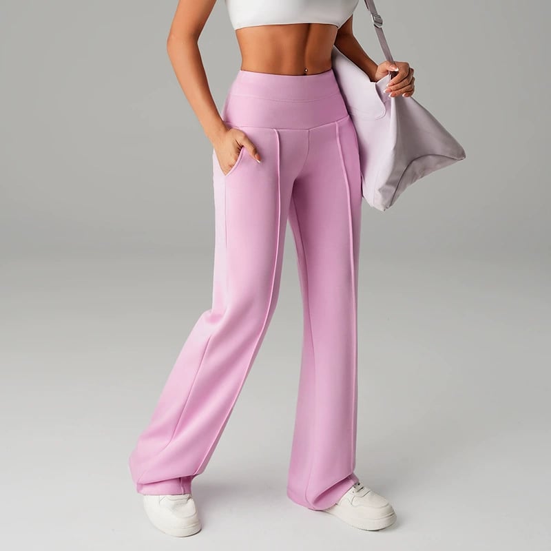 💃 Élégance Quotidienne💖Pantalon Droit Femme Tissu Souple🌟Coupe Ample & Confort Parfait