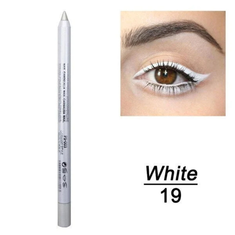 Eyeliner Coloré Longue Durée - Set de 13 Couleurs Nacrées et Mates