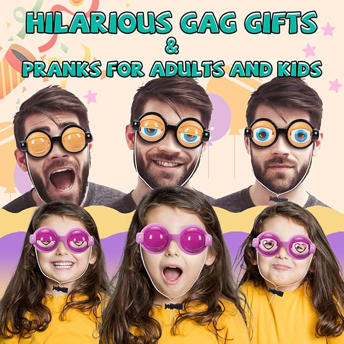 🔥50 % DE RÉDUCTION !!🏆Vente flash💥Lunettes amusantes avec mécanisme d'œil qui cligne