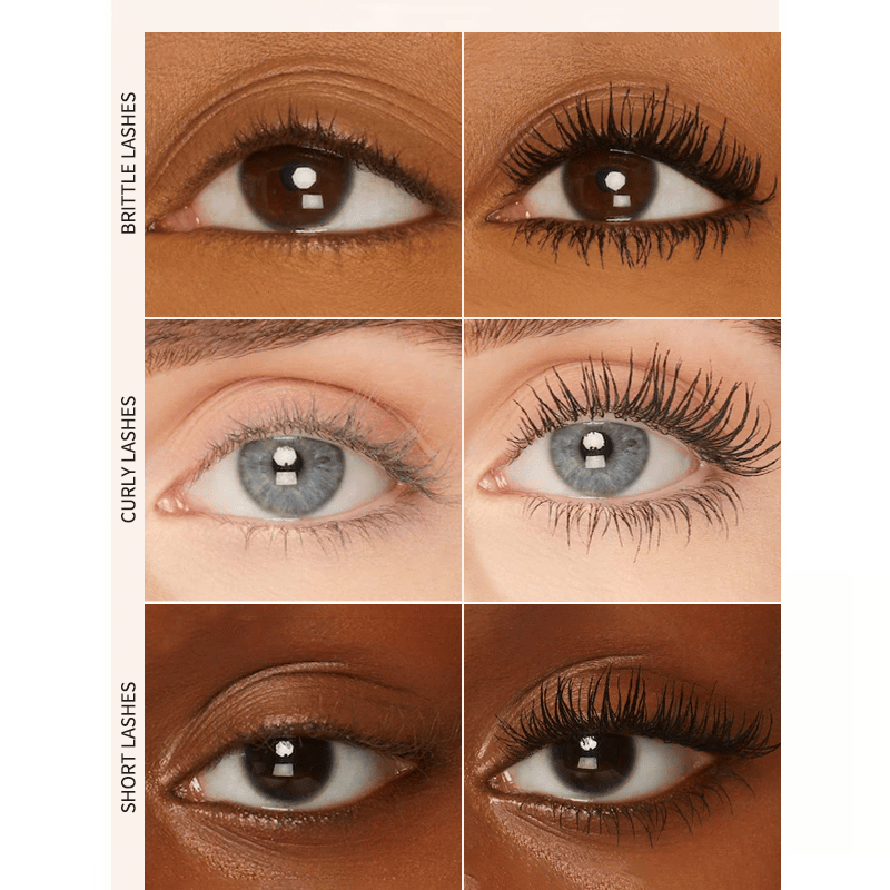 🔥1 acheté, 1 offert💖Mascara Toucher✨Tubing – duo noir et marron pour le maquillage des cils