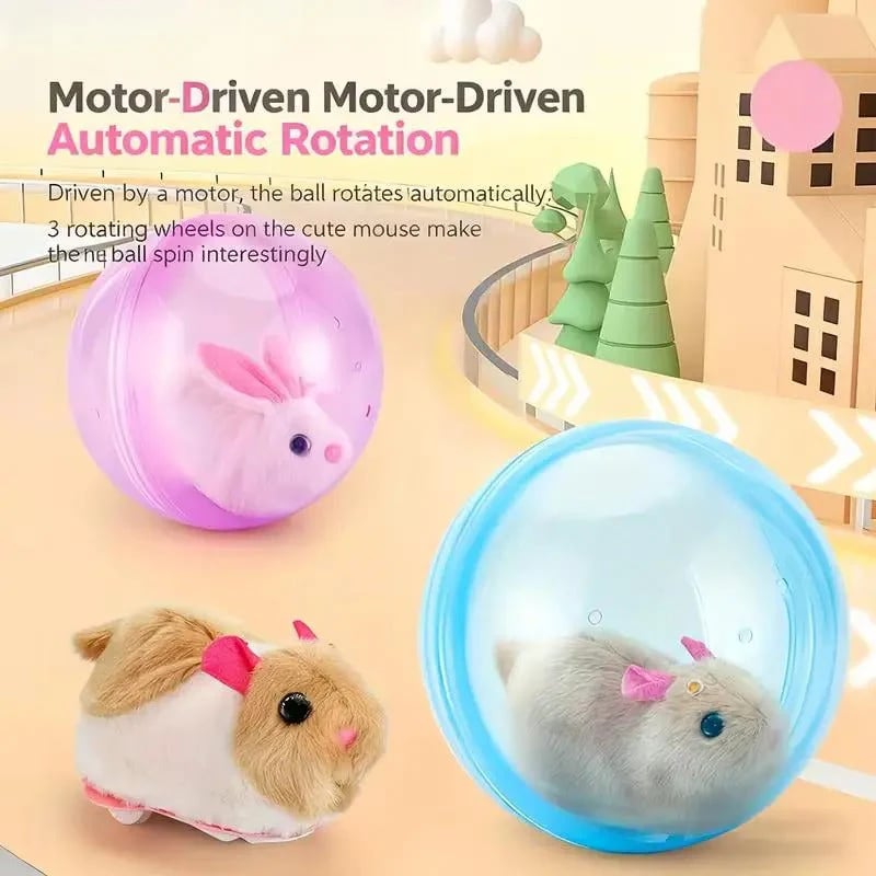 🐱 50% DE RÉDUCTION 🥳 Balle interactive auto-roulante pour chat – Mouvement aléatoire & LED intégrée – Stimule l’instinct de chasse, idéale pour jouer seul ou à plusieurs – rechargeable, résistante et amusante 🎾✨🐾