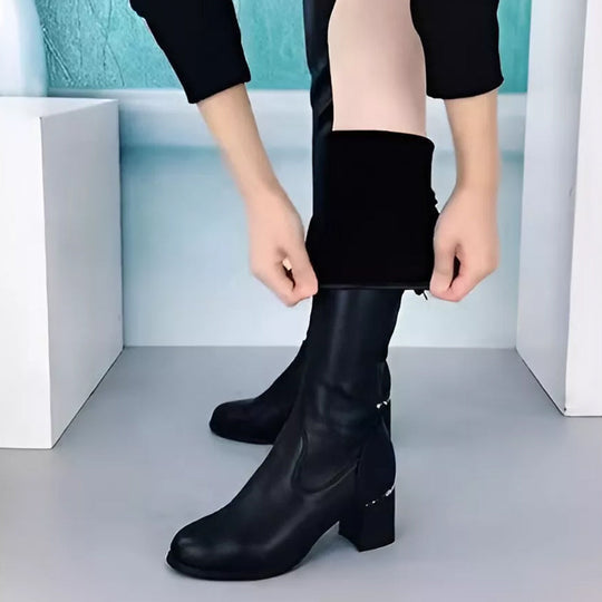 ✨Série automne hiver✨Bottes en cuir chaudes pour femme