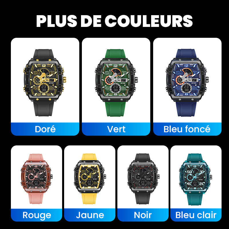 ⌚Montre Numérique de Sport Multifonction et Décontractée