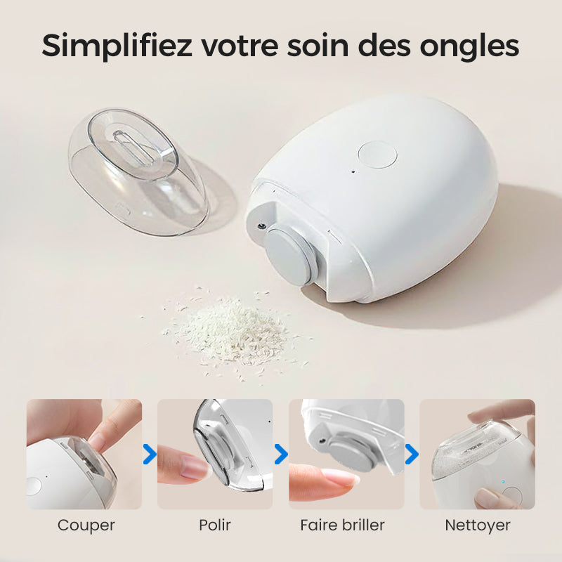 🔥50% DE RÉDUCTION✨Ponceuse à Ongles Auto💅3 Vitesses Réglables, Silencieuse, LED Integrée pour Soin Précise✨