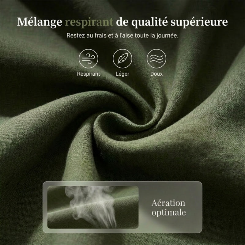 🍂OFFRE LIMITÉE 50% DE RÉDUCTION🌸Robe Tunique Indispensable à Col V avec Poches – Mélange de Coton Doux, Facile d’Entretien, Poches des Deux Côtés – Un Basique de Garde-Robe pour Printemps, Été et Superposition en Automne 🧥🧣