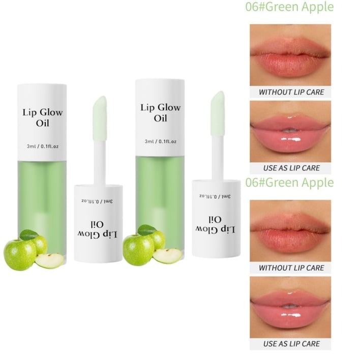 📢Achetez 1 obtenez 1 gratuitement💋Huile hydratante teintée pour lèvres coréenne – Vegan, 24h d’hydratation & fini glossy non collant✨