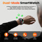 Montre Connectée Style Militaire pour Homme – Écran AMOLED 1,7", Batterie 1100 mAh, Étanche IP68, 110+ Modes Sport