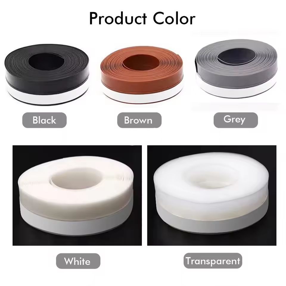 📢 PROMO FLASH : 50% DE RÉDUCTION ! 🏠 Bande d'Étanchéité pour Porte 5m – Silicone – Anti-Poussière & Anti-Insectes for Fenêtre & Porte 🚪