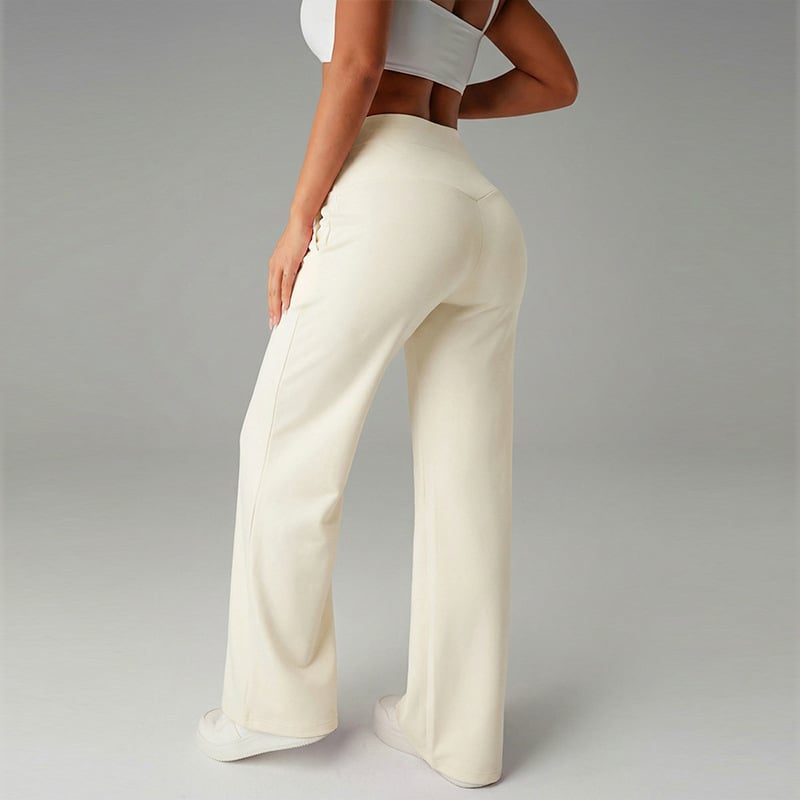 💃 Élégance Quotidienne💖Pantalon Droit Femme Tissu Souple🌟Coupe Ample & Confort Parfait