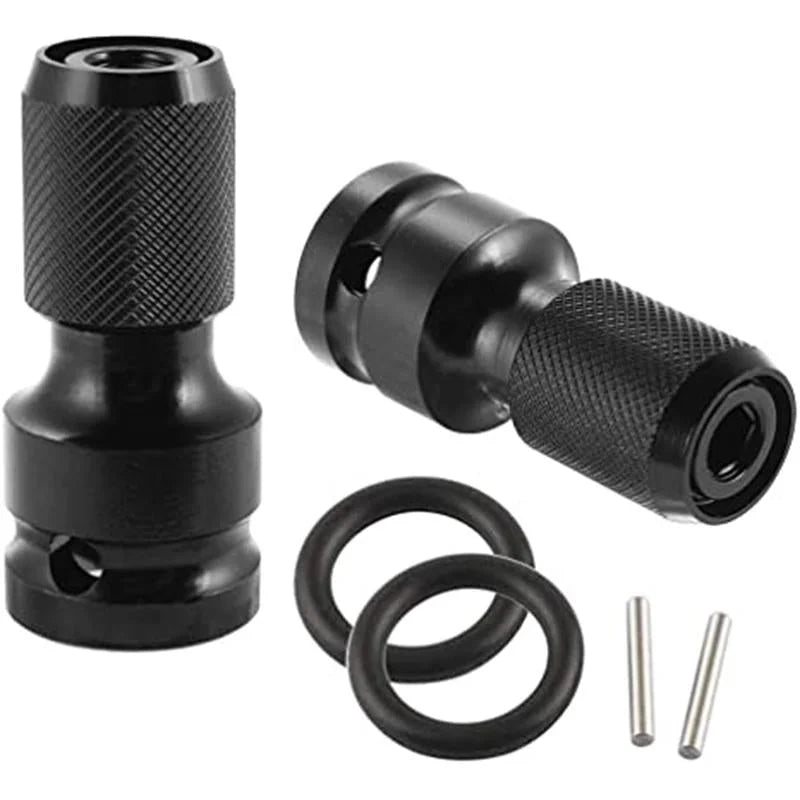 🔧 Adaptateur de Douille 1/2" vers 1/4" Hex — Changement Rapide, Résistant aux Chocs & Acier Cr-Mo ✨