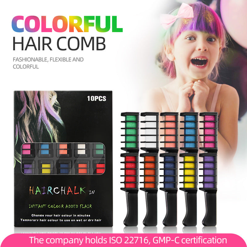 🎄PRÉVENTE DE NOËL 50% DE RÉDUCTION!✨Craie Colorante Temporaire pour Cheveux🌈Formule Sans Cruauté et Lavable en 1 Shampoing pour des Mèches Éclatantes💇‍♀️