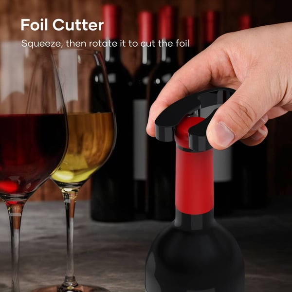 Set d'Ouvre-Bouteilles Électriques - Automatique, Rechargeable et Coffret Cadeau 6 en 1