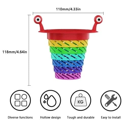 📢📢40% DE RÉDUCTION !! ⏰ Filtre de Bonde Extensible pour Cuisine – Retient les Débris Alimentaires et Aide à Prévenir les Bouchons