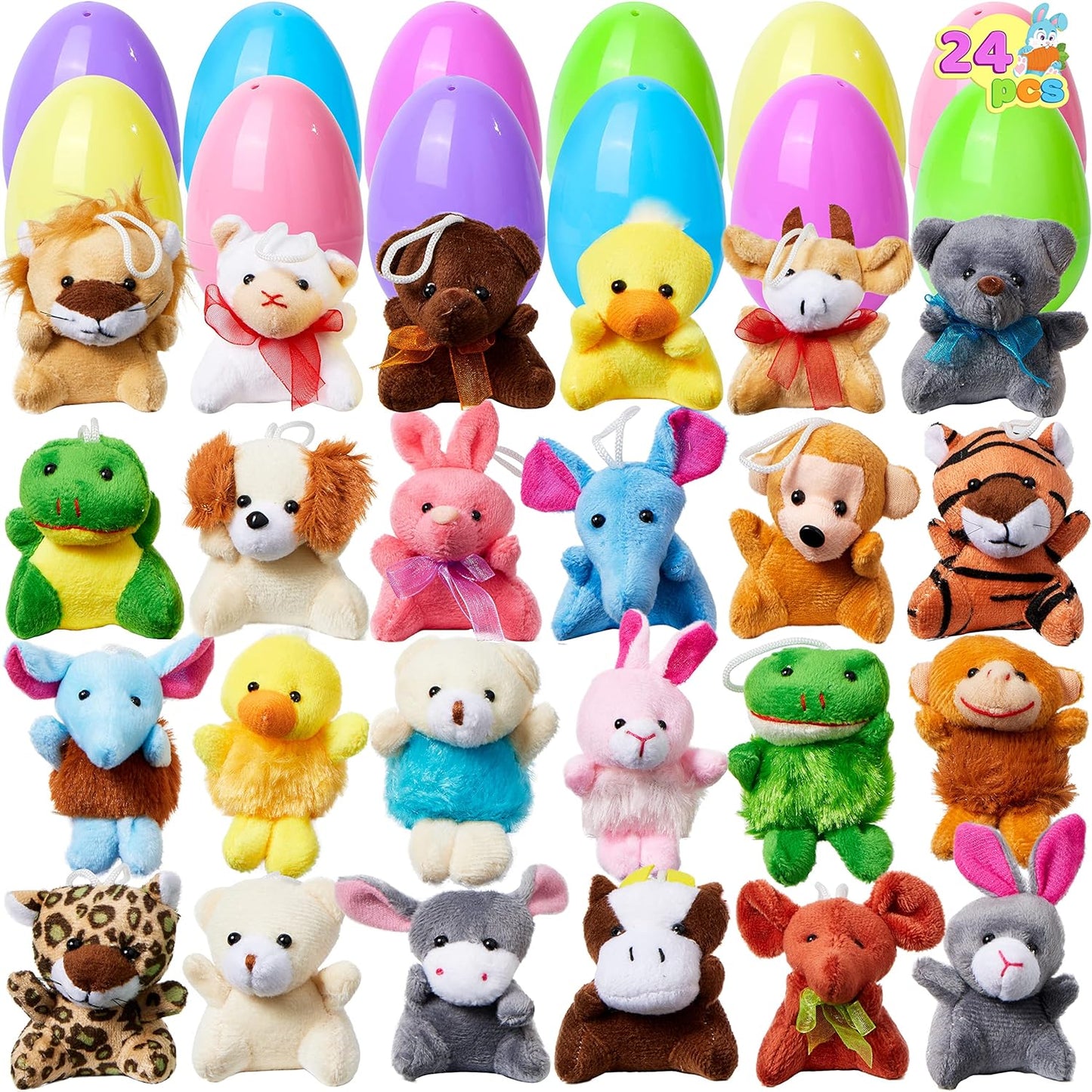 🥚Une Surprise dans Chaque Œuf ! | Collection de Mini Peluches Uniques | Couleurs Vives, Sans Bonbons🐰