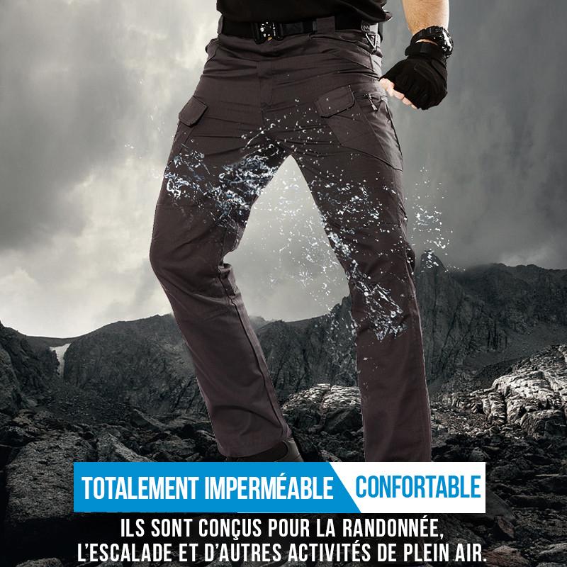 ✨Pantalon Imperméable Plein Air - Coupe-Vent avec Taille Élastique pour Randonnée et Voyages🌧️🏔️