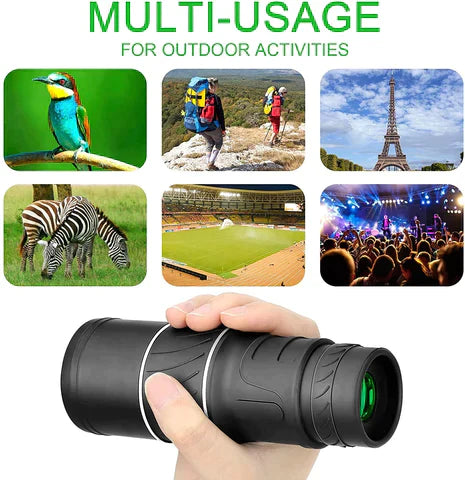Télescope Monoculaire 16X52 - Vision Ultra Claire Jour & Nuit Étanche