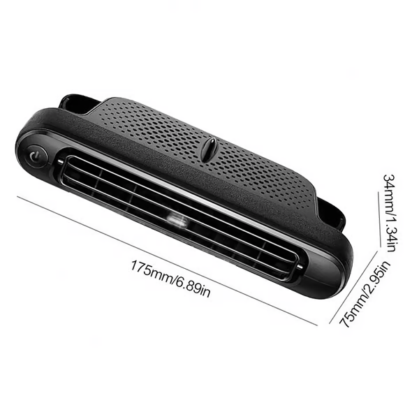 🌬️OFFRE LIMITÉE -50%🚗Ventilateur arrière double turbo pour voiture – 3 vitesses, silencieux, fixation Velcro⚡