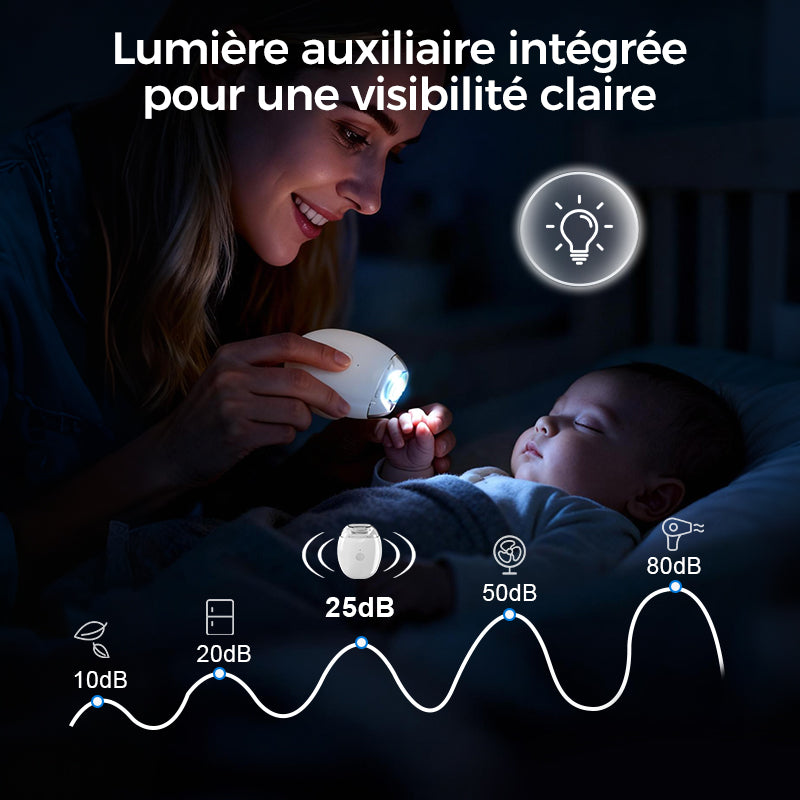 🔥50% DE RÉDUCTION✨Ponceuse à Ongles Auto💅3 Vitesses Réglables, Silencieuse, LED Integrée pour Soin Précise✨